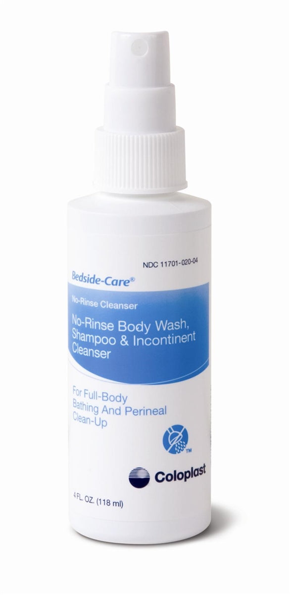 Coloplast 1768 61768 Bedside-Care Body Wash Shampoo Cleanser - 4 oz. spray, One bottle