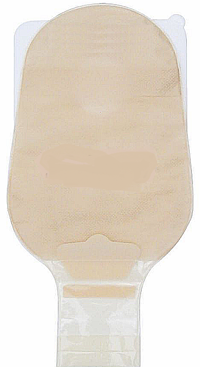 Cymed 81300V 11 inch Drainable Colostomy Cut-to-fit Pouch with MicroSkin Adhesive Barrier - up to 1(3/4) inch (45 mm), With MicroDerm thin washer, Press 'n Seal Closure, Transparent, Box of 10 pouches