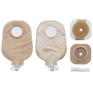 Hollister 19204 New Image Non-Sterile Urostomy Kit, Flextend Barrier, Ultra-Clear Pouch, Flange - 2(3/4)", (Blue), Box of 5 kits