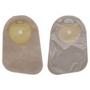 Hollister 82402 Premier Closed 9" Ostomy Pouch with AF300 Filter, Oval SoftFlex Barrier, Transparent - Cut-to-Fit 3 inch x 2-1/2 inch (75mm x 65mm), Box of 30