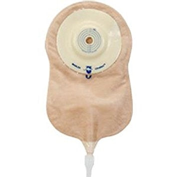 Marlen 72500 UltraMax Urostomy Shallow Convexity Pouch, AquaTack Hydrocolloid Barrier, Cut-to-fit, Transparent, Box of 5