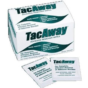Torbot MS408W TacAway Adhesive Remover Wipes, Box of 50