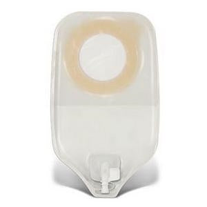 ConvaTec 405452 Esteem synergy Urostomy Standard Length, Transparent Pouch - Medium stoma (Green), Box of 10 pouches