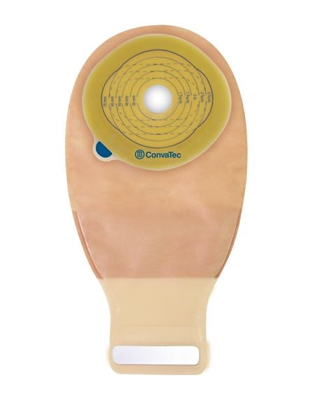 Convatec 416725 Esteem Synergy One-Piece with Modified Stomahesive Skin Barrier, 12" Drainable Pouch, Filter, InvisiClose Closure, Opaque - Pre-cut 1", Box of 10