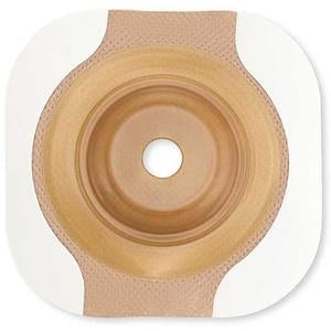 Hollister 11503 New Image CeraPlus (Extended Wear) Convex Skin Barrier Wafer, With Tape Border, Pre-Sized, Flange Size 1-3/4 inch (44mm) Green, Stoma Opening 7/8 inch (22mm) Box of 5
