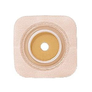 Convatec 125262 SUR-FIT Natura Stomahesive Flexible Cut-to-fit Wafer with Tan Tape Collar - Flange 1(1/4)" 32 mm., Box of 10