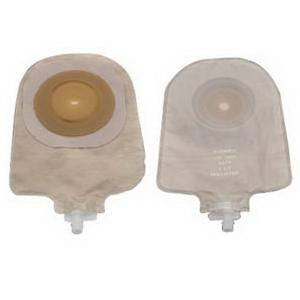 Hollister 8474 Premier Urostomy Pouch, Flextend Skin Barrier, Belt Tabs, Transparent - Cut-to-fit up to 1 inch (25mm), Box of 5