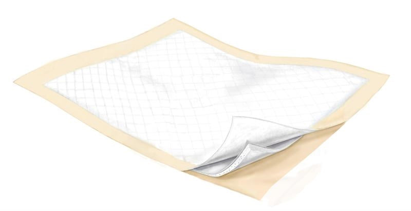 Kendall Covidien 6422P Wings Plus (formerly Maxima) Underpad, Heavy Absorbency, beige back - 23" x 36", 5 pads/bag, 15 bags/case, 75 pads total