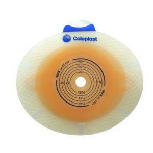 Coloplast 10011 SenSura Click Non-Convex Standard Wear Skin Barrier, Cut-to-Fit, (3/8)" - 1(3/8)", 10mm - 35mm, Green, Box of 5