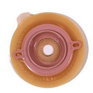 Coloplast 12845 Assura Pre-cut Skin Barrier Flange with Belt Loops - Stoma size 1(1/2)", Red, Box of 5