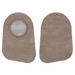 Hollister 18372 New Image 9" Closed Pouch - Flange 1(3/4)", Green, Beige Opaque, Box of 60