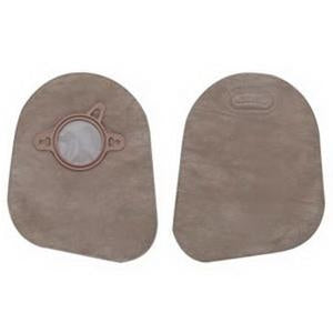 Hollister 18392 New Image 7" Closed Mini-Pouch - Flange 1(3/4)", Green, Beige Opaque, Box of 60
