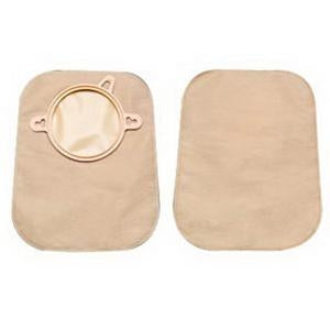 Hollister 18752 New Image 7" Closed Mini-Pouch - Flange 1(3/4)", Green, Beige Opaque, No Filter, Box of 60