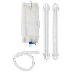 Hollister 9655 Urinary Leg Bag Combination Pack, Latex-Free, Vented, Large (30 oz), One set
