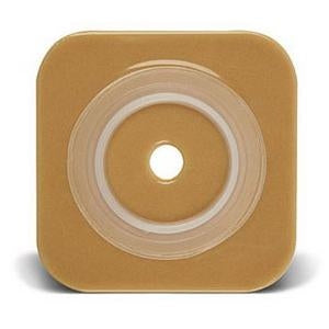 Convatec 401574 SUR-FIT Natura Stomahesive Skin Barrier (Wafer) with Flange without Tape Collar - 4 x 4" Wafer, 1(1/2)" 38 mm. Flange, Box of 10 skin barriers