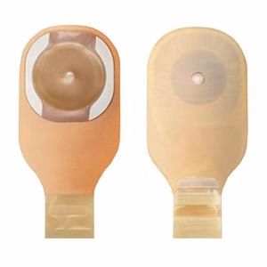 What technology is used in the skin barrier of the pouch?