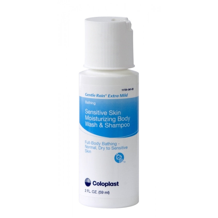 Is the pH level of the Coloplast 7229 Gentle Rain cleanser balanced?