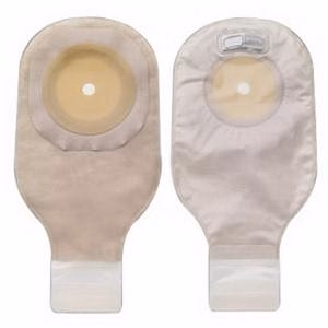 What kind of closure system does the Hollister 8081 Premier pouch use?
