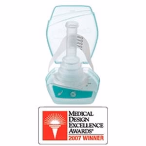 How is the Coloplast 22035 Conveen Optima external catheter applied?