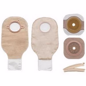 Hollister 19154 New Image Sterile Kit, Drainable Ultra-Clear Pouch with Clamp Closure, Flange 2(3/4)", Blue, Box of 5 Questions & Answers