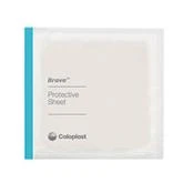How does the Coloplast 3210 protective sheet help with adhesion?