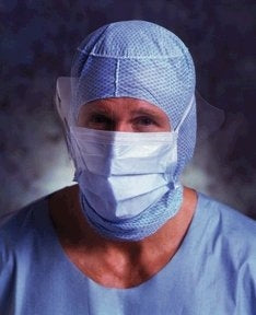 What material is used for the inner layer of the Molnlycke 42321 mask?