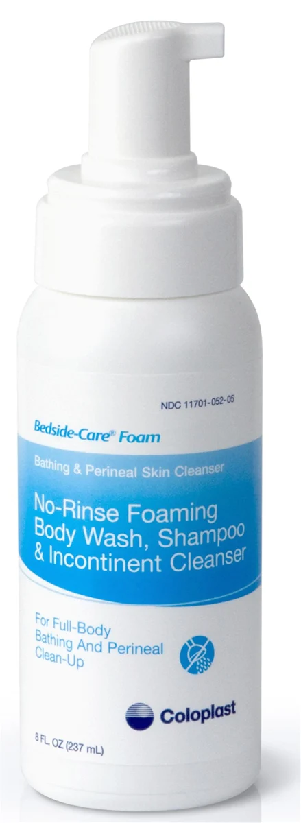 What is the purpose of the Bedside-Care Coloplast 7145 Foam Cleanser?