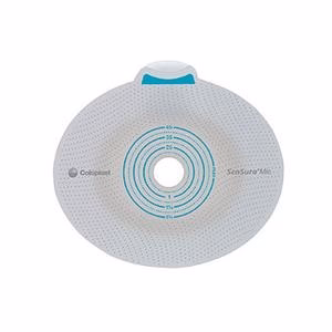 What is the size range for the stoma opening on the Coloplast 10531 skin barrier?