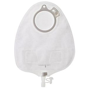 What are the dimensions of each Coloplast 14227 Maxi Transparent pouch?