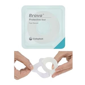 Does the Brava Protective Seal ring absorb moisture from the skin?
