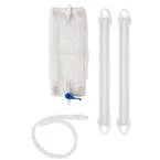 How easy is it to operate the drain valve on the Hollister 9348 leg bag?