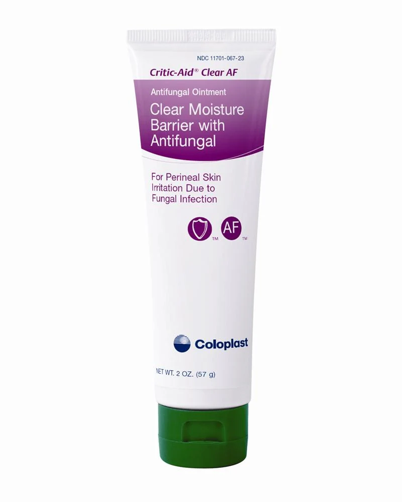 Coloplast 7571 Critic-Aid Clear Moisture Barrier Ointment with AntiFungal - 2 oz tube, One tube Questions & Answers