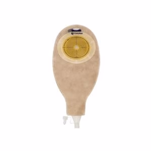 What material is on the back of the Coloplast 19021 pouch?