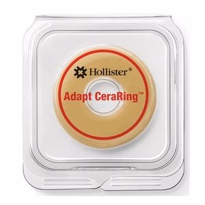 What is the benefit of ceramides in the Hollister 8815 Adapt CeraRing barrier rings?