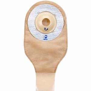 What is the material of the side that contacts the skin on the Marlen 55240 pouch?
