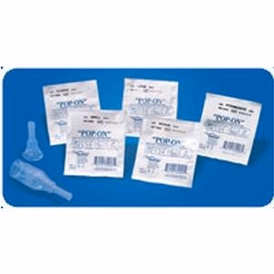 Is the Pop-On male external catheter self-adhering?
