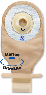 What type of closure does the Marlen 51422 UltraLite pouch use?