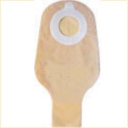 How does the MicroSkin adhesive barrier function with this pouch?