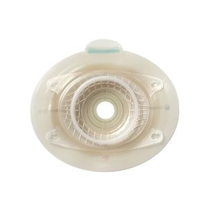 What kind of adhesive is featured on the Coloplast 16924 barrier wafer?