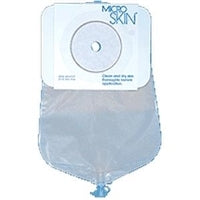 What type of closure does the Cymed 86335W urostomy pouch use?