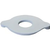 What is the width measurement of the GN-40 Petite faceplate ring?