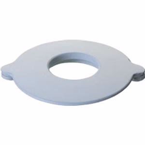Marlen WV-102 Compact Convex All-Flexible Mounting Ring Faceplate, White Vinyl, 3-3/4 inch x 3-1/8 inch, Specify Hole Size, One Ring Questions & Answers