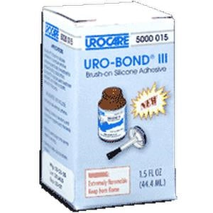Does the Urocare Uro-Bond III Silicone Adhesive resist water exposure?