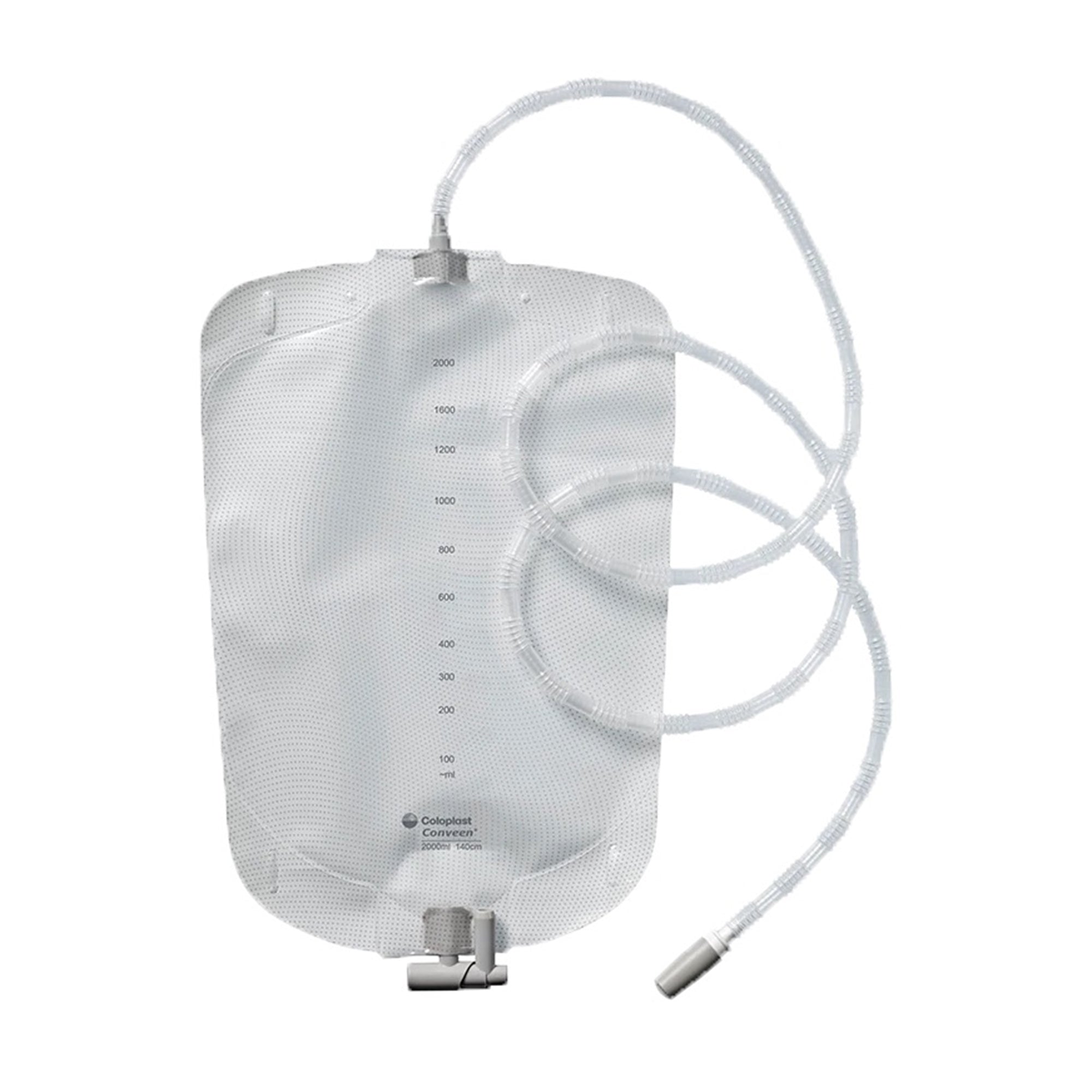 Are hangers for the bags included with the Coloplast 21356 package?