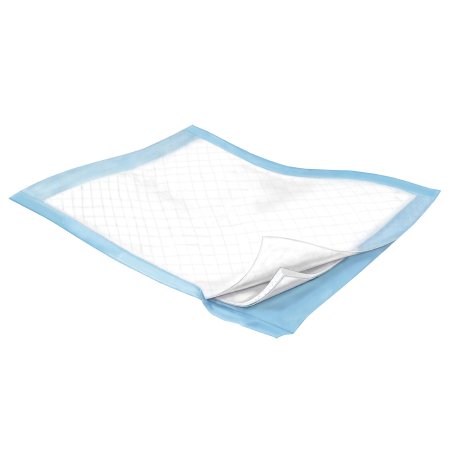 Kendall Covidien  7194 Wings Plus (formerly Durasorb Plus) Underpad,  Heavy Absorbency, light blue back - 23" x 36",  Bag of 5 pads