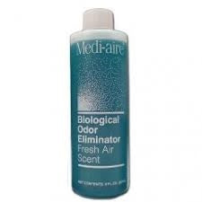 Bard 7008A Medi-Aire Biological Odor Eliminator, Fresh Air - 8 ounce refill bottle, Case of 12 bottles