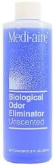 Bard 7008U Medi-Aire Biological Odor Eliminator, Unscented - 8 ounce refill bottle, Case of 12 bottles