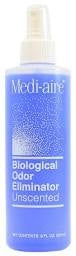 Bard 7018U Medi-Aire Biological Odor Eliminator, Unscented - 8 ounce spray bottle, One bottle