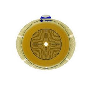 Coloplast 10103 SenSura Flex Non-Convex Standard Wear Skin Barrier, Cut-to-Fit, 10mm - 70mm, Yellow, Box of 10