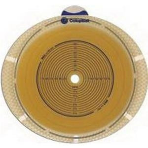 Coloplast 10106 SenSura Flex Xpro Extended Wear Non-Convex Skin Barrier, Cut-to-Fit, 10mm - 70mm, Yellow, Box of 10